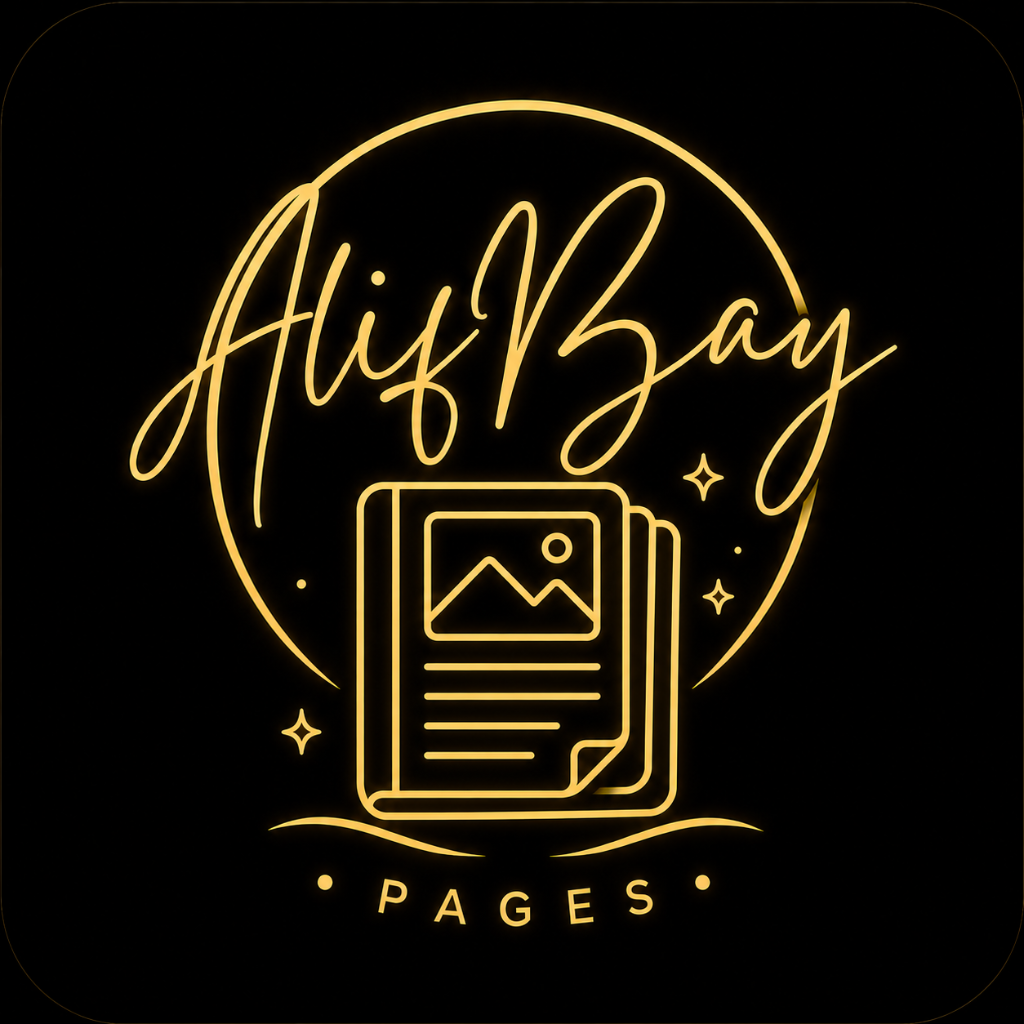 Alif Bay Pages badge
